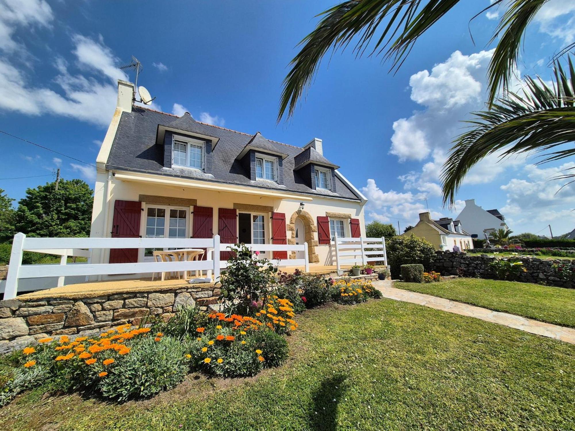 Holiday Home Sea View, Plouhinec 普卢伊内克 外观 照片
