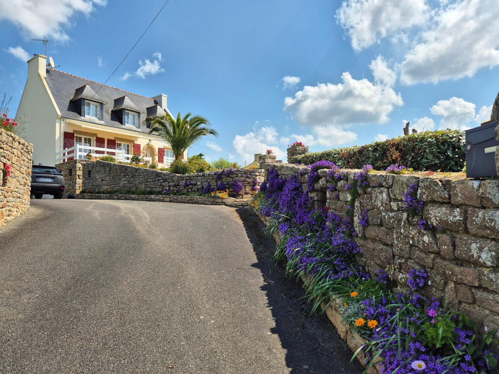 Holiday Home Sea View, Plouhinec 普卢伊内克 外观 照片